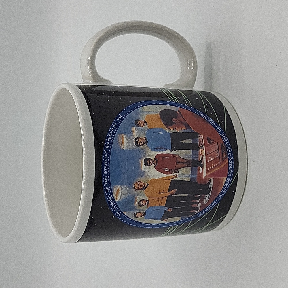 Vintage 1991 Star Trek Beam Us Down Scotty Coffee Mug